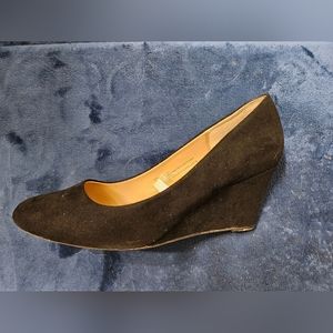 A New Day Dot Black Wedges